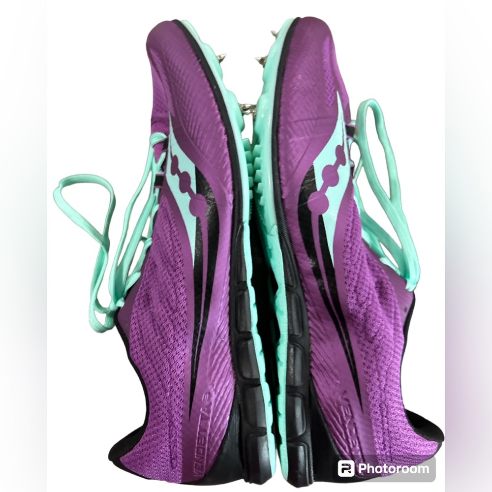 Saucony Women's Vendetta 3 Racing Running Track Spikes Shoes Size 10- **NEW **